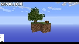 Minecraft Skyblock Survival No Commentary Day 1 [upl. by Arres]