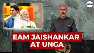 Jaishankar UN Speech LIVE  S Jaishankar UNGA Speech LIVE  UN General Assembly  Canada India Issue [upl. by Assiar]