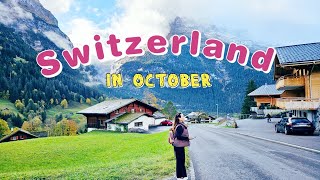 Grindelwald Switzerland in October Part 1 [upl. by Odette329]