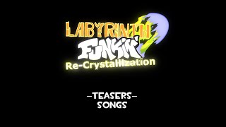 Labyrinth Funkin’ Recrystallized Teasers — Songs [upl. by Annatnas304]