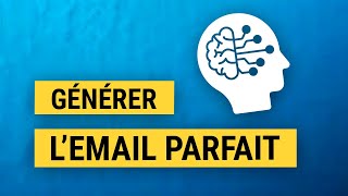 Générer un mail professionnel efficace avec ChatGPT [upl. by Danie]