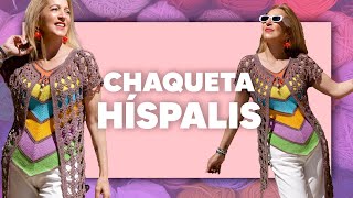 ¡SÚPER RÁPIDO CHAQUETA HÍSPALIS 💖  TEJER CROCHET SÚPER FÁCIL en Tejer es de guapas [upl. by Okiram]