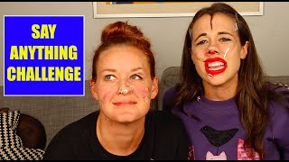 SAY ANYTHING CHALLENGE w Mamrie Hart [upl. by Eldwon]