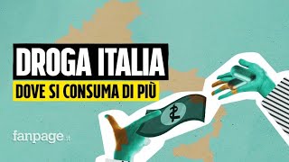 Dove si consuma più droga in Italia Nuoro regina della cannabis boom di cocaina a Pescara e Venezi [upl. by Rehnberg]