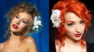 CHRISTINA AGUILERA HAIR TUTORIAL  BURLESQUE [upl. by Breskin]