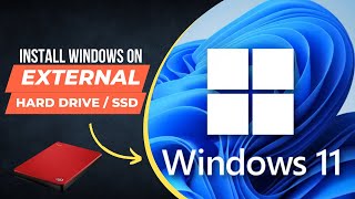 Install Windows on External Hard Drive or SSD [upl. by Yuk]