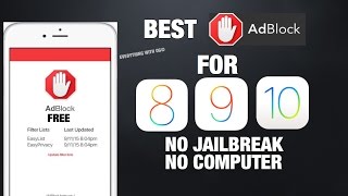 BEST AD BLOCKERS FOR IOS 109 FOR FREE WITHOUT JAILBREAK AND PC [upl. by Dorella386]