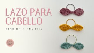 quotLazo para el cabello” a crochet 🧶 Proyectos tejidos [upl. by Anear]