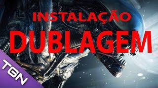 Instalando Audio e Legendas PT BR de Alien Isolation Português PTBR [upl. by Rimisac]