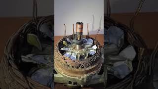 Cambio escobillas y anillo colector alternador Alternator fixing ring collector and brushes part 2 [upl. by Alarise351]