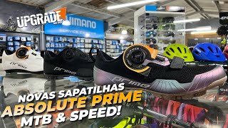 NOVAS SAPATILHAS ABSOLUTE PRIME 5 MTB amp SPEED  UPGRADE BIKES [upl. by Leirrad]