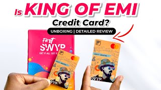 IDFC Swyp Credit Card Unboxing Milestone Benefits EMI Process  Swyp Credit Card Detailed Review [upl. by Mal]