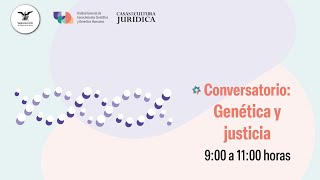 Conversatorio Genética y justicia [upl. by Maze]