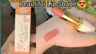 Just gold lipstick 💄 Pink lipstick shade and swatch [upl. by Nilo]