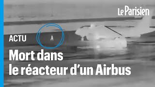 Un passager se tue en grimpant dans le moteur d’un Airbus A220 prêt à partir [upl. by Porta869]