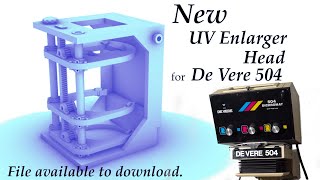 Making a UV enlarger condenser head for my De Vere 504 ultraviolet [upl. by Bone604]