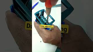 how to adjust date in Trodat Printy 4729 trodat viral youtubeshorts [upl. by Nosyk395]