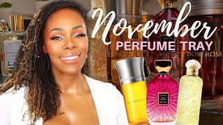 NOVEMBER PERFUME TRAY  FALL amp WINTER PERFUMES 2022 [upl. by Benoit]