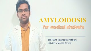 Amyloidosis for medical students amp dermatology residents I DrRam sushruth [upl. by Otreblig]