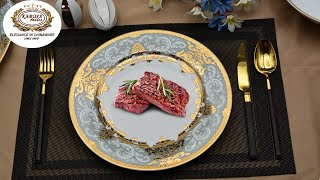 best bone china dinnerware brands products  KAROSA [upl. by Mumford865]