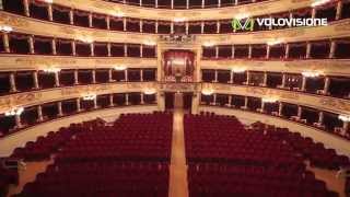 Riprese aeree realizzate da Drone Volovisione allinterno del Teatro alla Scala di Milano [upl. by Dorfman]