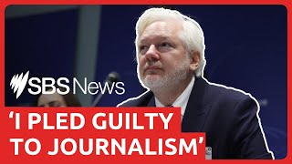 IN FULL Julian Assange makes first public statement since prison release [upl. by Zirkle]