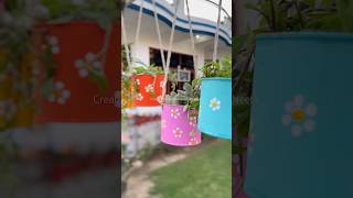 Wax ke dabbe in my garden shorts ytshorts diygarden diyideas balconygarden terracegarden diy [upl. by Notirb]