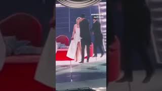 Travis Kelce joins Taylor Swift on stage in London [upl. by Sudhir]