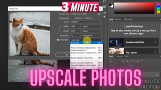 How to Upscale Photos in Photoshop 2024 [upl. by Adnuahsar673]