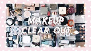 MORE MAKEUP CLEAR OUT amp DECLUTTERING  ORGANISE WITH ME PART TWO  I Covet Thee Vlog [upl. by Zsolway]