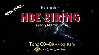 NDE BIRING  ROCK KARO  KARAOKE [upl. by Aneelahs]