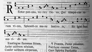 Rector potens verax Deus  Hymnus ad Sextam  In Solemnitatibus [upl. by Evets]