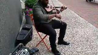 Drogba Joana by AfroB on Violin  Street Performer amp Producer Marvillous Beats [upl. by Ennasirk95]