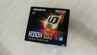 Unbox  Gigabyte H310M DS2 เมนอร์ดที่รองรับ Intel Gen 8 ราคาถูกที่สุด แค่ 1940 บาท [upl. by Disini]