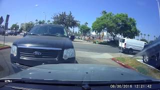 Idiot woman hitting me in a driveway MUTE THIS VIDEO [upl. by Innavoeg]