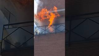 burning tower in the city how brave firefighters put it off [upl. by Lah]