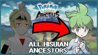 All Hisui ancestors in Pokemon Legends Arceus [upl. by Ahtaela]