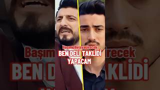 Ben deli taklidi yapacam🤣 dizi komedi couple shorts reels kesfet [upl. by Owades]