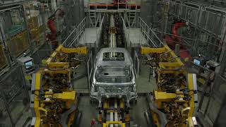 Production of BMW 5 Series at BMW Group Plant Dingolfing Body shop [upl. by Fuld]