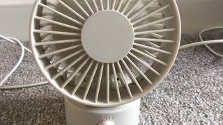 MUJI 4quot USB Desk Fan [upl. by Sirap]