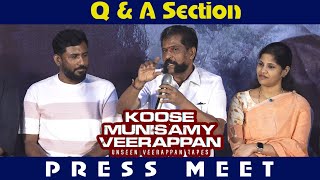 Q amp A Section  Koose Munisamy Veerappan Press Meet  Nakkheeran Gopal  Sharath Jothi [upl. by Waylin]