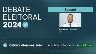 ELEIÇÕES MUNICIPAIS ACOMPANHE O DEBATE DOS CANDIDATOS DE SABARÁ [upl. by Rap520]