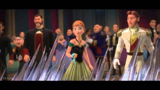 Frozen Elsa Flees From Arendelle Clip HD [upl. by Ruth544]