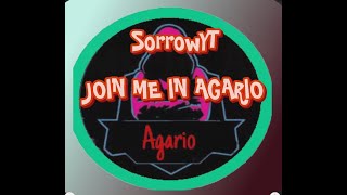 Agario live  like and sub  road to 500 subs SorrowYT [upl. by Alaikim246]