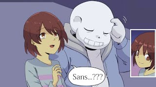 Sans and Frisk【 Overdoze Euthymia  Undertale Comic Dub 】 [upl. by Nelrsa324]