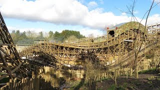 Alton Towers Wicker Man QueueLine Walkthrough [upl. by Aesoh]