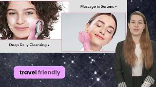 Facial Cleansing Brush Face Scrubber Alyfini Silicone Electric Deep Cleaning Exfoliating Brush with [upl. by Terris]