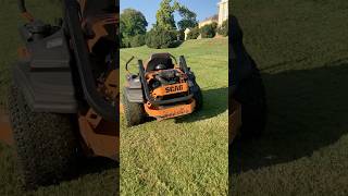 Mowing with the Scag Cheetah lawn lawnmaintenance lawnstripes [upl. by So]