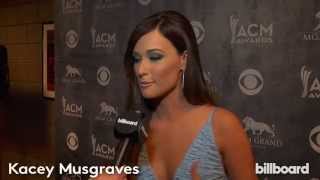 Kacey Musgraves backstage at the ACM Awards 2014 [upl. by Liesa]