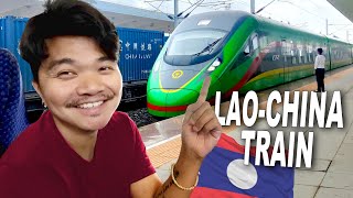 This Train is Going To China from Laos 🇱🇦 [upl. by Topliffe174]